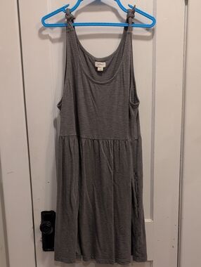 Gray UpWest Lounge Dress - 100% Cotton